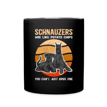 Schnauzer Dogs Dog Propriétaire Cadeau - Mug uni - noir - Devant
