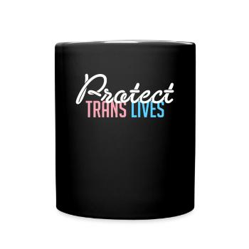 Protect Trans Live Shirt Gift Trans Kids - Full Colour Mug - black - Front