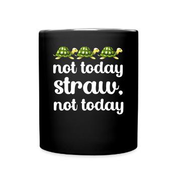 Turtle Gift Kids Reptiles Sea Beach - Full Colour Mug - black - Front