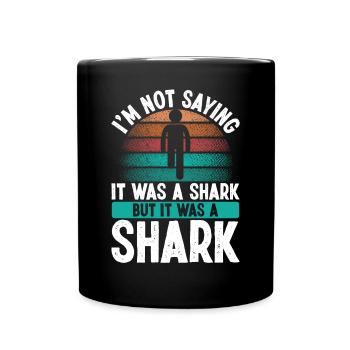 Funny Leg Amputee It was a Amputated Leg Survivor - Full Colour Mug - black - Front