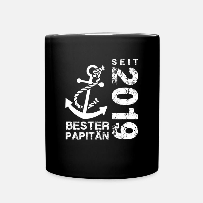Papitän seit 2019 - Tasse einfarbig - Schwarz