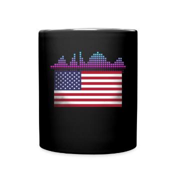 DISC JOCKEY - Full Colour Mug - black - Front