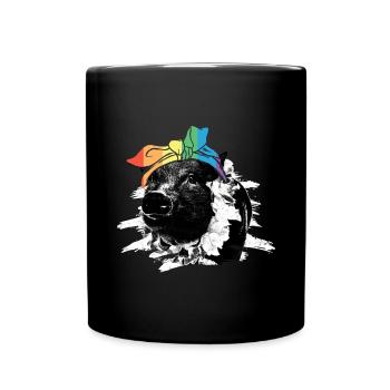 Autist Tshirt Autimus Geschenk Asperger Kinder - Tasse einfarbig - Schwarz - Vorne