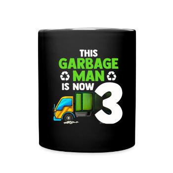 Garbage Man Gift Garbage Garbage Collection Waste Profession - Full Colour Mug - black - Front