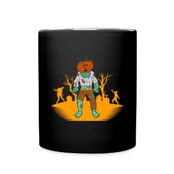 Halloween Gift Killer Skeleton Killer Horror - Full Colour Mug - black - Front