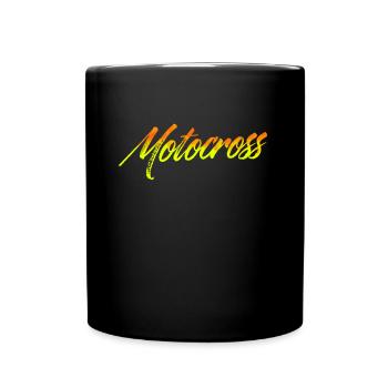 Motocross - Full Colour Mug - black - Front