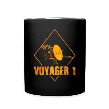 Voyager 1 - Sonde spatiale interstellaire - Mug uni - noir - Devant