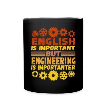 Engineering Engineering - Full Colour Mug - black - Front