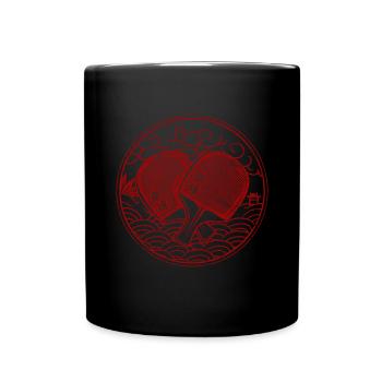Tennis de table Tennis de table Tennis De table Cadeau Ping Pong - Mug uni - noir - Devant