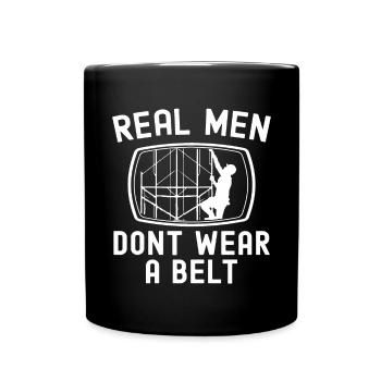 Scaffolding Builder Gift Work Occupation Construction Worker Job - Full Colour Mug - black - Front