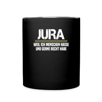 Law studies State examination Lawyer Judge - Full Colour Mug - black - Front