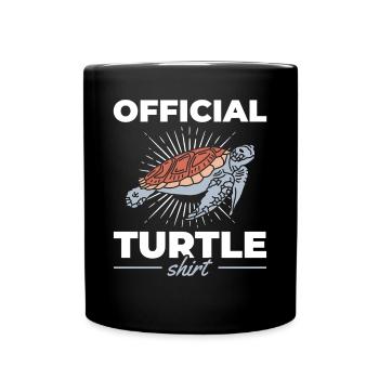 Official Turtle Shirt Turtle Lovers - Full Colour Mug - black - Front