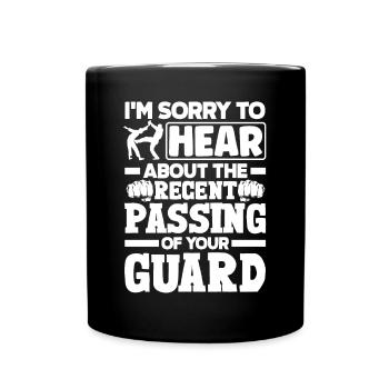 Self Defense Martial Arts Krav Maga Funny Pun - Tasse einfarbig - Schwarz - Vorne