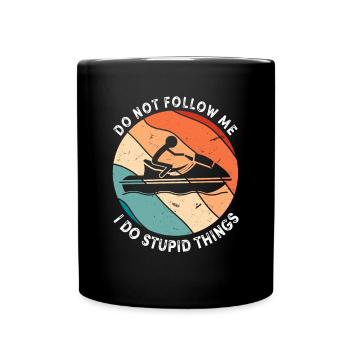 Jetski Funny Saying - Full Colour Mug - black - Front