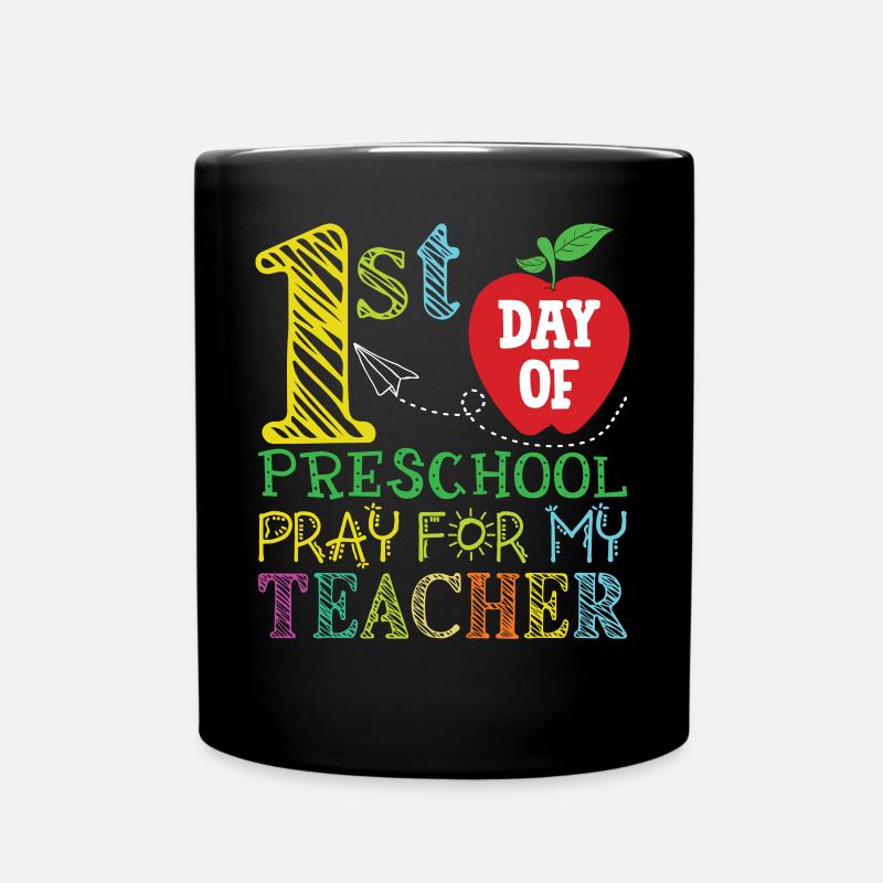 Premier jour de la prière préscolaire pour mon professeur - Mug uni - noir
