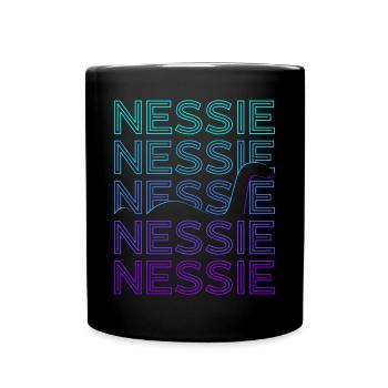 Loch Ness Monster Nessie Kryptide Kryptozoologie - Tasse einfarbig - Schwarz - Vorne