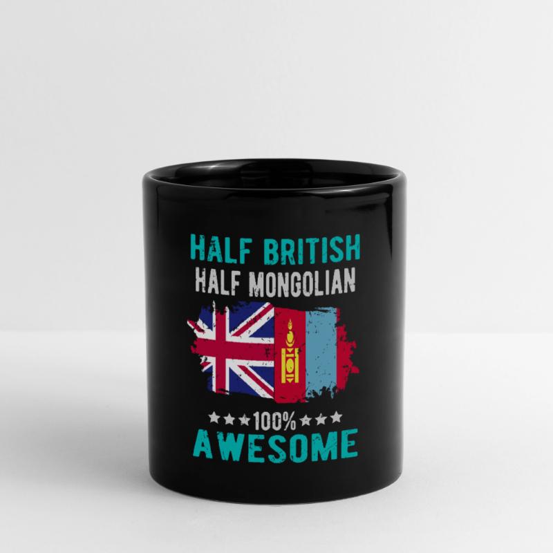 Half British Half Mongol Full Colour Mug