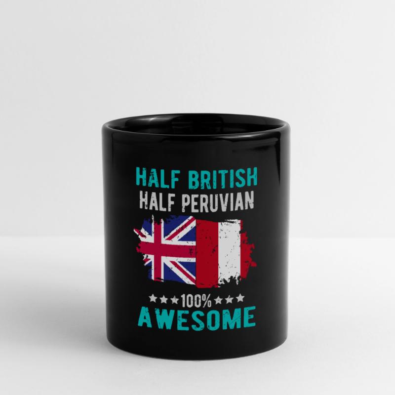 Half British Half Peruvian Full Colour Mug