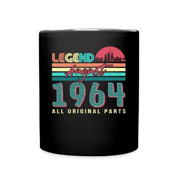 1964 August Alles Original - Mug uni - noir - Devant