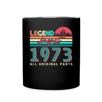 August 1973 Legend - Full Colour Mug - black - Front