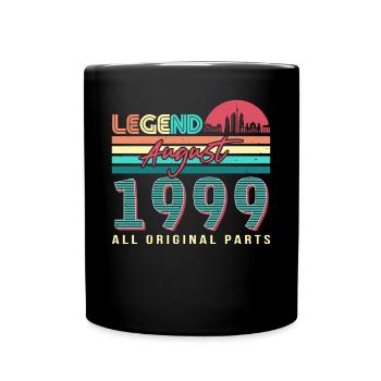 Birthday greeting August 1999 - Full Colour Mug - black - Front