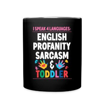 Childcare Daycare Provider Teacher - Full Colour Mug - black - Front