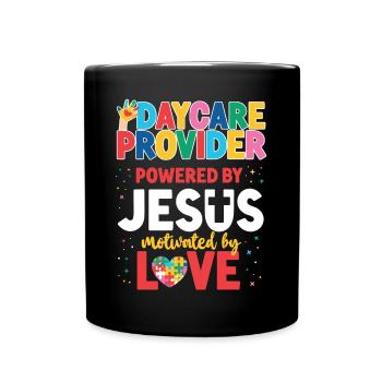 Fournisseur de services de garde d’enfants Enseignant - Mug uni - noir - Devant