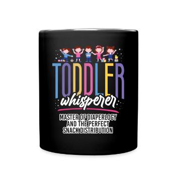 Childcare Daycare Provider Teacher - Full Colour Mug - black - Front