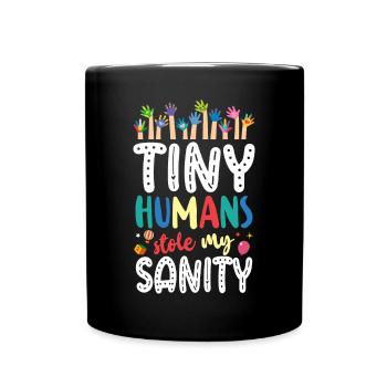 Childcare Daycare Provider Teacher - Full Colour Mug - black - Front