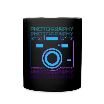 Fotografie Fotograf Kamera Retro - Tasse einfarbig - Schwarz - Vorne
