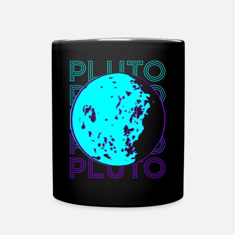 Pluto Retro - Tasse einfarbig - Schwarz