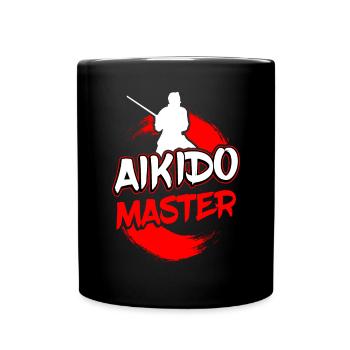 Kendo Aikido Master Kenjutsu Japan Martial Arts - Tasse einfarbig - Schwarz - Vorne