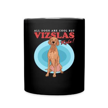 Magyar Vizsla | Dog Dog Owner Gift - Full Colour Mug - black - Front