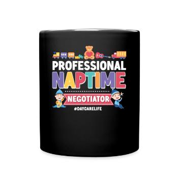 Childcare Daycare Provider Teacher - Full Colour Mug - black - Front