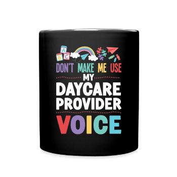 Fournisseur de services de garde d’enfants Enseignant - Mug uni - noir - Devant