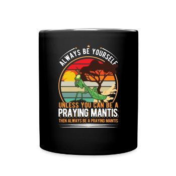 Mante religieuse Gottesanbeterin - Mug uni - noir - Devant