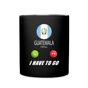 Guatemala calls lusiger flags saying - Full Colour Mug - black - Front