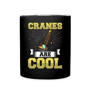 Formation de grutier Ouvrier de la construction Tour de grue - Mug uni - noir - Devant