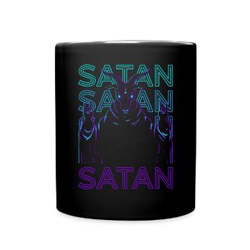 Satan Satanist Baphomet Occultism Cult Pagan - Full Colour Mug - black - Front