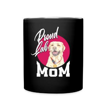 Fière Maman Labrador - Mug uni - noir - Devant