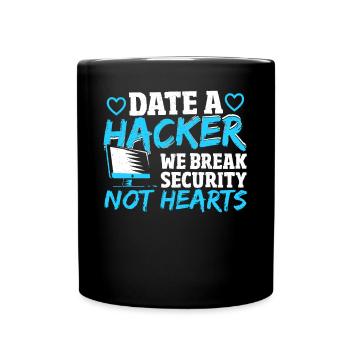 Cyber Security Expert Design Für Cyber Security - Tasse einfarbig - Schwarz - Vorne