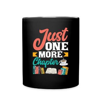 Bookworm Book Lover Librarian Gift - Full Colour Mug - black - Front
