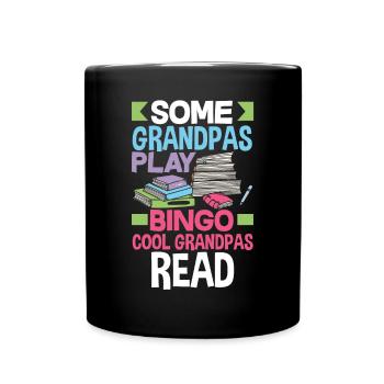 Bookworm Book Lover Librarian Gift - Full Colour Mug - black - Front