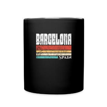 Spain Spanish Barcelona Spanish Holiday Gift - Full Colour Mug - black - Front