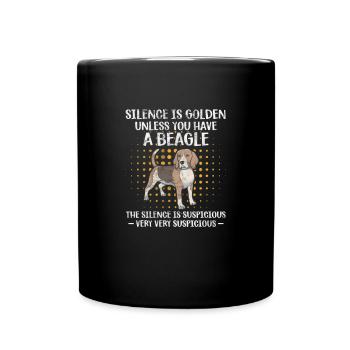 Beagle - Full Colour Mug - black - Front