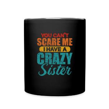 Bruder - Tasse einfarbig - Schwarz - Vorne