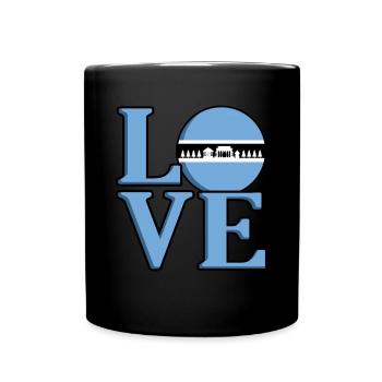 Botswana - Tasse einfarbig - Schwarz - Vorne