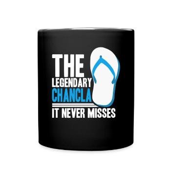 The Legendary Chancla Spanish Mexican La - Full Colour Mug - black - Front