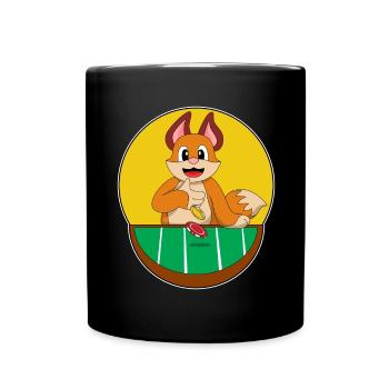 Jetons de poker Fox Poker - Mug uni - noir - Devant