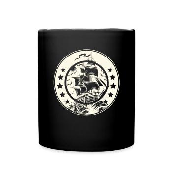 Voilier Voilier Voilier Voilier - Mug uni - noir - Devant